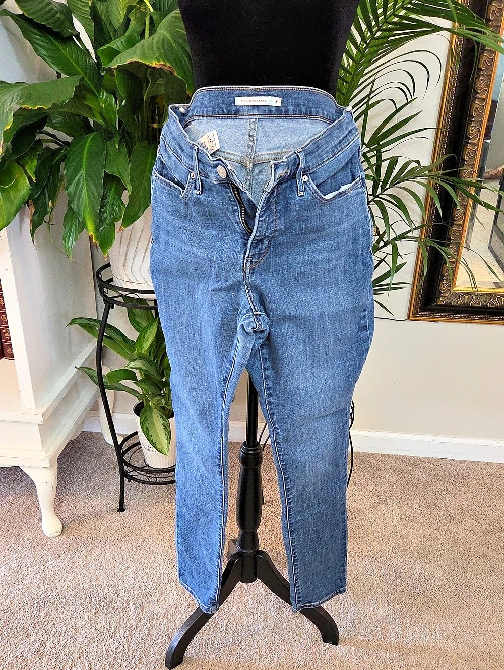 Levi's 311 Shaping Skinny Jeans Blue Waist 31 Length 30